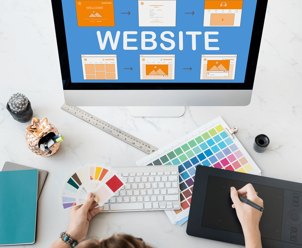 Color Web Studio UI UX design portfolio - user interface design project example
